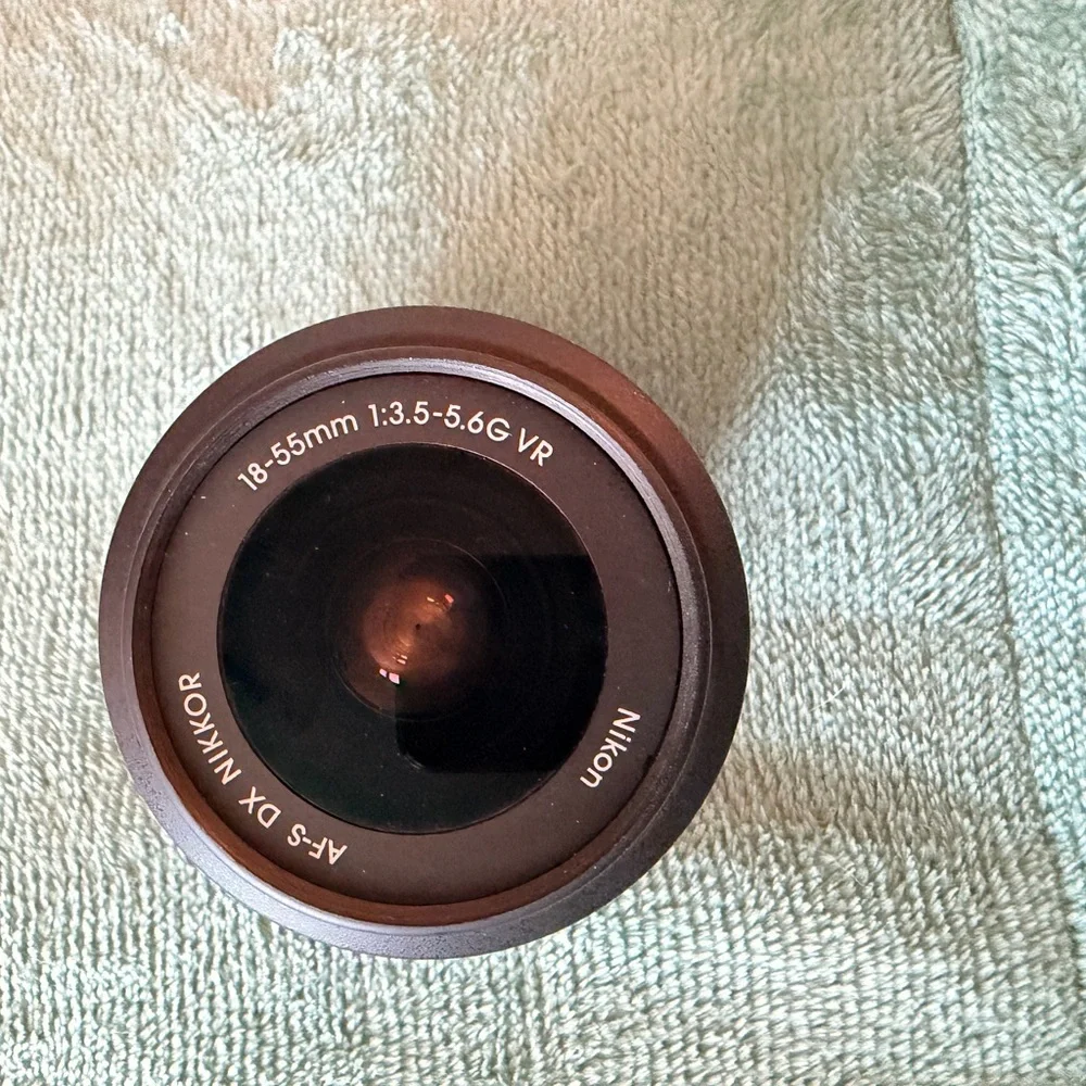 Nikon Black and Red DSLR Camera Body